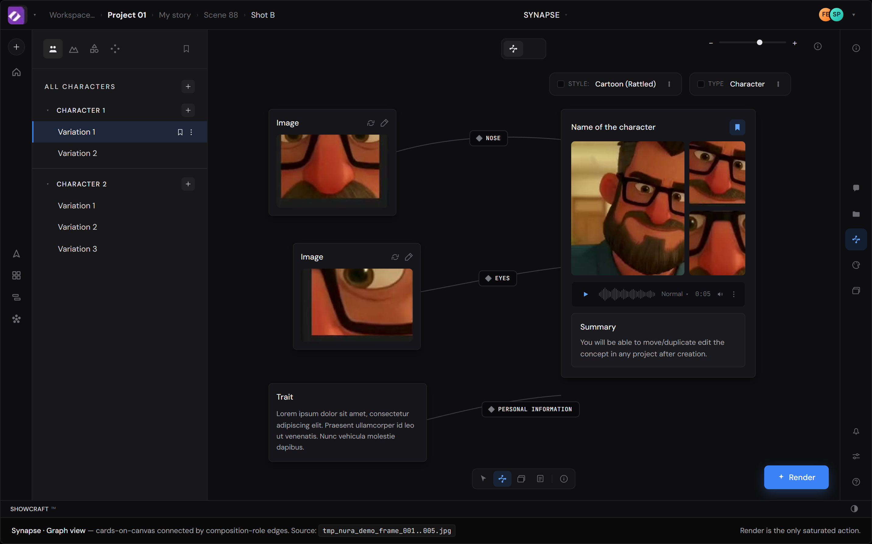 Synapse mock preview
